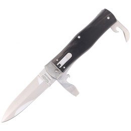 Nóż sprężynowy Mikov Predator Buffalo Horn, Mirror 3ostrz (241-NR-3/KP)
