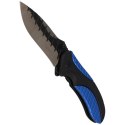 Nóż składany Herbertz Solingen Hit Blue/Black Aluminium/Plastic, Satin/Forged (588212)