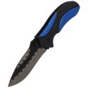 Nóż składany Herbertz Solingen Hit Blue/Black Aluminium/Plastic, Satin/Forged (588212)