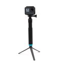 Selfie stick Telesin z plastikowym tripodem do kamer sportowych (GP-MNP-090-D)
