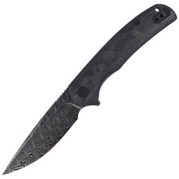 Nóż składany CIVIVI NOx Black Marble Carbon Fiber / Gray Steel, Black Damascus (C2110DS-1)