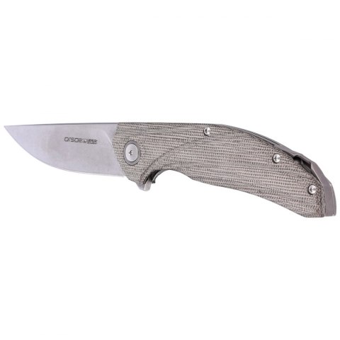 Nóż składany Viper Orso 2 Green Canvas Micarta, Stonewashed Lohmann LO-QPM20-4 by Jens Ansø (V5998CG)