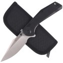 Nóż składany Sencut Actium Black G10, Satin D2 (SA02B)