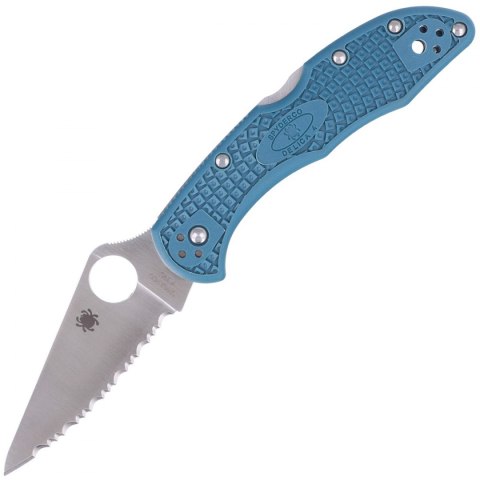 Nóż składany Spyderco Delica 4 FRN Blue, K390 Spyder (C11FSK390)