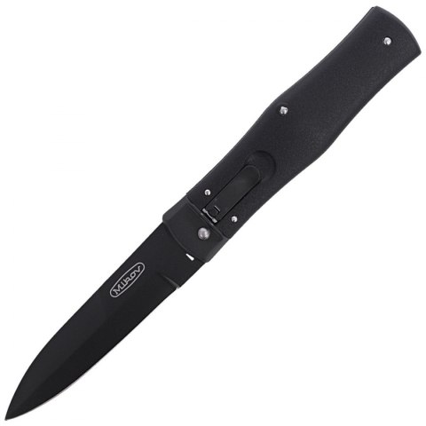 Nóż sprężynowy Mikov Predator Blackout Black ABS, Black DLC N690 (241-BH-1/BKP)