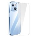 Zestaw ochronny Baseus Crystal przeźroczyste etui i szkło hartowane do iPhone 14 Plus