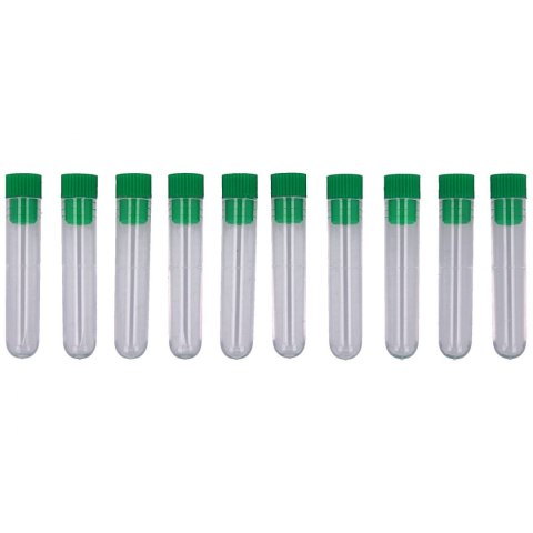 Fiolki antystatyczne do prochu 5ml, Zielone 10szt (40105 GREEN)