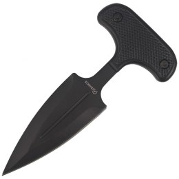 Nóż Martinez Albainox Skinner Dagger Black ABS, Black Blade (32314)