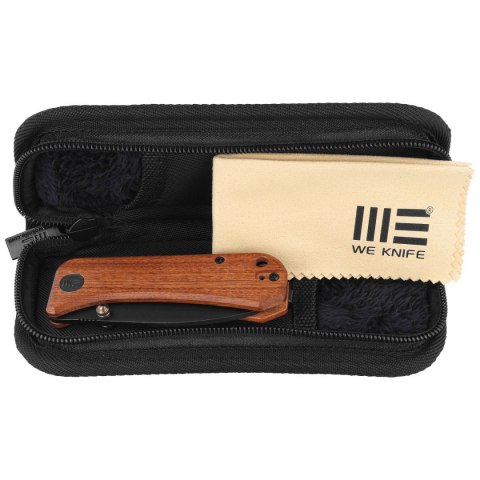 Nóż składany WE Knife Banter Cuibourtia Wood, Black Stonewashed CPM-S35VN by Ben Petersen (2004K)