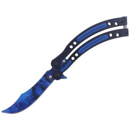 Nóż motylek Martinez Albainox Balisong Steel / ABS, ColorFul Blue (02129)