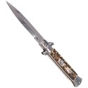 Nóż sprężynowy Frank Beltrame Stiletto Bayonet Ram Horn 23cm (FB 23/10B)