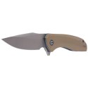 Nóż składany CIVIVI Baklash Tan G10, Satin Finish (C801B)