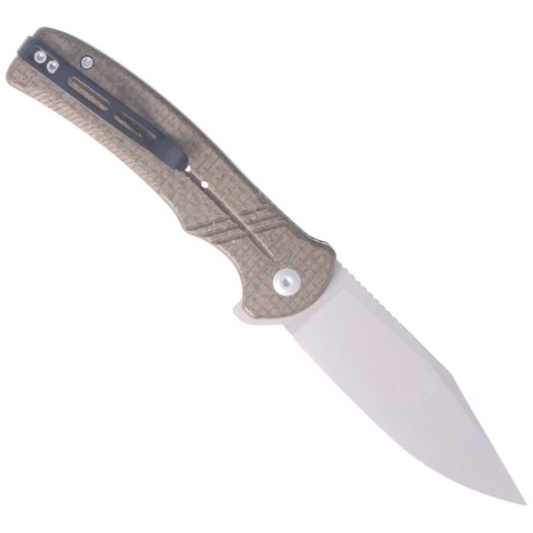 Nóż składany CIVIVI Cogent Green Micarta, Silver Bead Blasted 14C28N (C20038D-5)