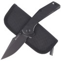 Nóż składany Sencut Actium Black G10, Black Stonewashed D2 (SA02C)