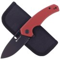 Nóż składany Sencut Acumen Burgundy G10, Black Stonewashed 9Cr18MoV (SA06B)