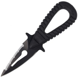 Nóż nurkowy MAC Coltellerie Black ABS, Idroglider Gold® Black (MC MRS06RA-2.N)