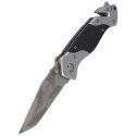 Nóż składany ratowniczy Herbertz CJH Black G10 / Stainless, Camo-Design Blade (44069 - 226912)