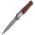 Nóż składany Herbertz CJH Italian Stiletto Pakka Wood, Satin 420 (202612)