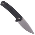 Nóż składany WE Knife Culex Black Titanium, Silver Bead Blasted CPM 20CV (WE21026B-3)