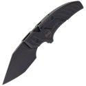Nóż WE Knife Typhoeus Black Titanium, Black Stonewashed CPM 20V (WE21036B-1)