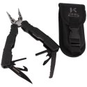 MultiTool K25 Tactical Black Rubber 19 funkcji, Etui (33787)