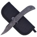 Nóż składany CIVIVI Appalachian Drifter Gray G10 / Rose Pattern Carbon Fiber, Black Damascus (C2015DS-1)