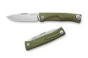 Nóż składany LionSteel Thrill Green Aluminium, Satin M390 by Molletta (TL A GS)