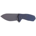 Nóż składany WE Knife Mote Blue Titanium, Gray Stonewashed CPM S35VN by Ostap Hel (2005B)