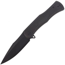 Nóż składany WE Knife Primoris Black Titanium, Black Stonewashed
