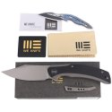 Nóż składany WE Knife Snick Gray Titanium / Black G10, Gray Stonewashed CPM 20CV (WE19022F-1)