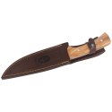 Nóż Muela Full Tang Olive Wood, Satin X50CrMoV15 (JABALI-17OL)