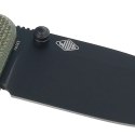 Nóż składany WE Knife Banter Green Micarta, Black Stonewashed CPM S35VN by Ben Petersen (2004J)