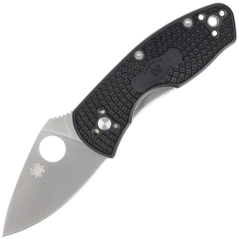 Nóż składany Spyderco Ambitious Black FRN