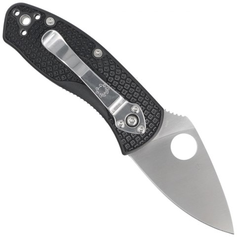 Nóż składany Spyderco Ambitious Black FRN