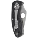 Nóż składany Spyderco Ambitious Black FRN