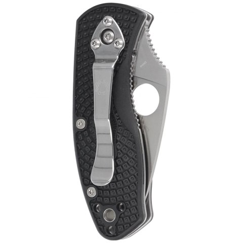 Nóż składany Spyderco Ambitious Black FRN