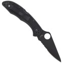 Nóż składany Spyderco Delica 4 FRN Black / Black Blade (C11PSBBK)