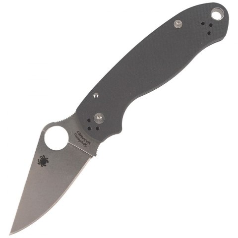 Nóż składany Spyderco Para 3 G-10 Dark Gray Maxamet Plain (C223GPDGY)