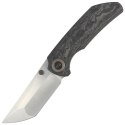 Nóż składany WE Knife Thug XL Shredded Carbon Fiber / Gray Titanium, Satin CPM 20CV by Matthew Christensen (WE20028E-1)