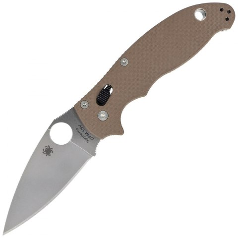 Nóż składany Spyderco Manix 2 Brown G-10 CPM 15V Sprint Run Plain (C101GPBN15V2)