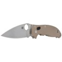 Nóż składany Spyderco Manix 2 Brown G-10 CPM 15V Sprint Run Plain (C101GPBN15V2)