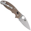 Nóż składany Spyderco Manix 2 Brown G-10 CPM 15V Sprint Run Plain (C101GPBN15V2)