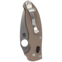 Nóż składany Spyderco Manix 2 Brown G-10 CPM 15V Sprint Run Plain (C101GPBN15V2)