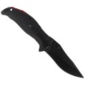 Nóż składany Herbertz CJH Black Fiber Glass, Red HW, Black 420 (588712 - ART000402)