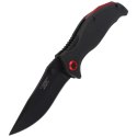 Nóż składany Herbertz CJH Black Fiber Glass, Red HW, Black 420 (588712 - ART000402)