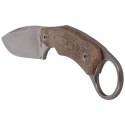 Nóż LionSteel H2 Karambit Canvas Natural, Stone Washed Blade (H2 CVN)