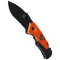 Nóż składany ratowniczy Puma Solingen Black / Orange Aluminium, Black Coated (333811)