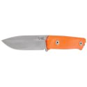 Nóż LionSteel Bushcraft Orange G10, Stone Washed Sleipner by Molletta