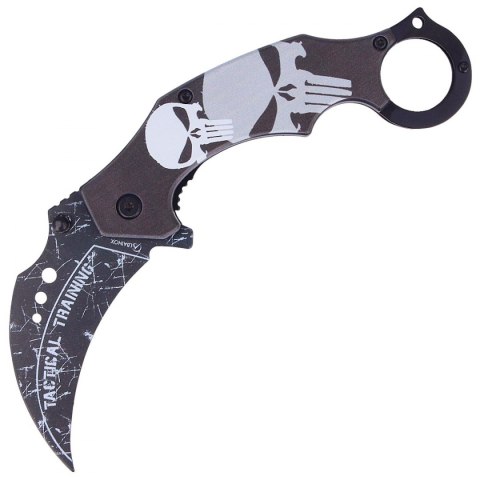 Nóż składany Martinez Albainox Training Karambit 3D Skull (18713-A)