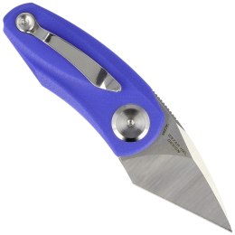 Nóż składany Bestech Tulip Blue G10, Satin / Stonewash 14C28N by Ostap Hel (BG38D)